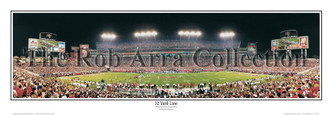 "32 Yard Line" Tampa Bay Buccaneers Panoramic Poster