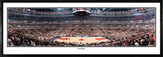 "Foul Shot" Chicago Bulls Panoramic Poster