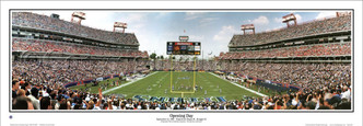 "Opening Day" Tennessee Titans Panoramic Poster