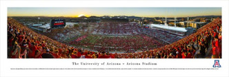 "Arizona State vs. Arizona" Arizona Stadium Panorama Poster