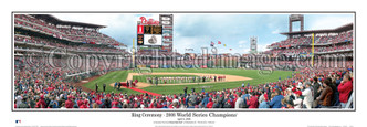 "Ring Ceremony" Philadelphia Philleis Panoramic Framed Poster