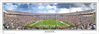 "View from the Hill" Virginia Cavaliers Panoramic Poster