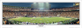 "34 Yard Line" Tennessee Volunteers Panoramic Poster