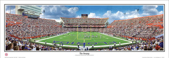 "The Swamp" Florida Gators Panoramic Poster