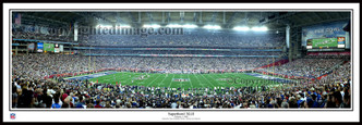 "Super Bowl XLII" New York Giants Panoramic Poster
