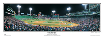 "Keep the Faith" Boston Red Sox Panoramic Framed Poster