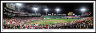 "ALCS Champions 2007" Boston Red Sox Panoramic Framed Poster
