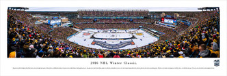 "2016 NHL Winter Classic" Gillette Stadium Panorama Poster