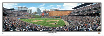 Baltimore Orioles at Camden Yards Panoramic Framed Poster