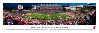Washington State Cougars at Martin Stadium Panoramic Poster