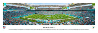Miami Dolphins at Hard Rock Stadium Panorama Poster