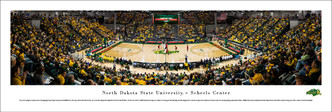 North Dakota State Bison at NDSU Scheels Arena Panoramic Poster
