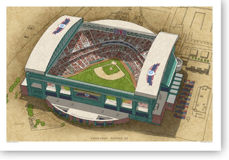 Chase Field - Arizona Diamondbacks Print