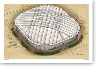 Metrodome - Minnesota Twins  Print