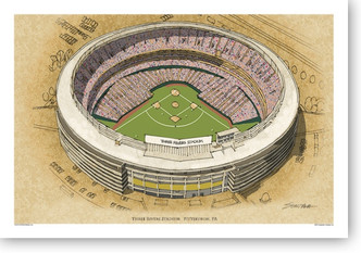 Three Rivers Stadium - Pittsburgh Pirates  Print
