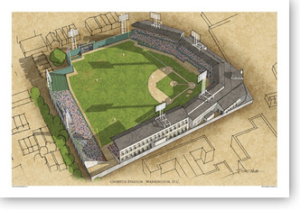 Griffith Stadium - Washington Senators Print