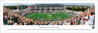 Colorado State Rams at Colorado State Stadium Panorama Poster