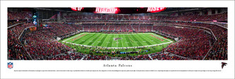 Atlanta Falcons at Mercedes-Benz Stadium Panorama Poster