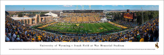Wyoming Cowboys at War Memorial Stadium Panorama Poster