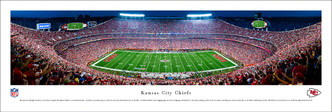 Kansas City Chiefs "Monday Night Football" at Arrowhead Stadium Panoramic Poster