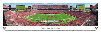 Tampa Bay Buccaneers at Raymond James Stadium Panoramic Poster