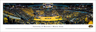 Missouri Tigers Basketball at Mizzou Arena Panoramic Poster