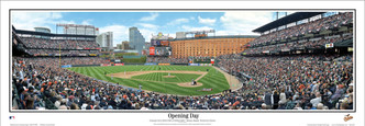 Baltimore Orioles "2010 Opening Day " Camden Yards Panoramic Framed Poster