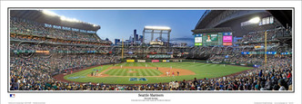 Safeco Field "Seattle Mariners" Panoramic Framed Poster