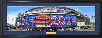 Chicago Cubs "Celebrating 100 Years" Wrigley Field Panoramic Poster
