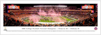2018 College Football Playoff National Championship - Clemson Tigers Champions Panoramic Poster