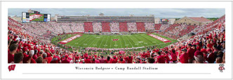 Wisconsin Badgers vs Michigan Wolverines at Camp Randall Stadium Panoramic Poster