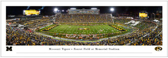 Missouri Tigers "50 Yard Line" at Faurot Field Panoramic Poster