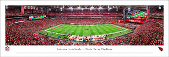 Arizona Cardinals at State Farm Stadium Panoramic Poster