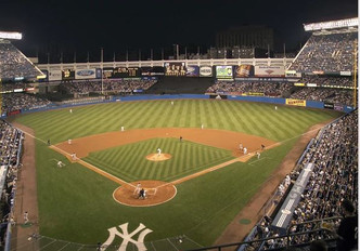 New York Yankees at old Yankee Stadium Print