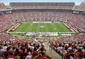 Alabama Crimson Tide at Bryant Denny Stadium Print