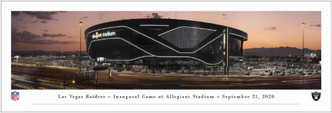 Las Vegas Raiders at Allegiant Stadium Panoramic Poster