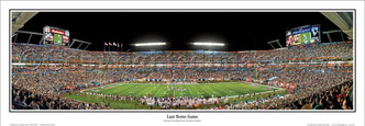 Miami Dolphins "Last Home Game" Sun Life Stadium Panoramic Poster