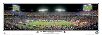 Florida Gators "2009 BCS National Championship" Panoramic Poster