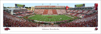 Arkansas Razorbacks at Donald W. Razorback Stadium Panoramic Poster