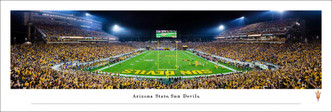 Arizona State Sun Devils at Sun Devil Stadium Panoramic Poster