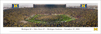Michigan vs Ohio State at Michigan Stadium Panoramic Poster