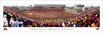 Minnesota Golden Gophers vs Penn State at TCF Bank Stadium Panoramic Poster