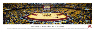 Minnesota Golden Gophers Basketball at Williams Arena Panoramic Poster