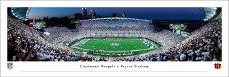 Cincinnati Bengals at Paycor Stadium Panoramic Poster