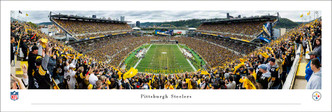 Pittsburgh Steelers "End Zone" at Acrisure Stadium Panoramic Poster