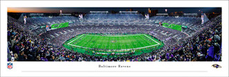 Baltimore Ravens "50 Yard Line" at M&T Bank Stadium Panoramic Poster