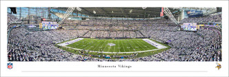Minnesota Vikings "White Out Game" at US Bank Stadium Panoramic Poster