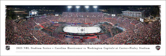 2023 NHL Stadium Series - Carolina Hurricanes vs Washington Capitals Panoramic Poster