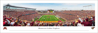 Minnesota Golden Gophers "End Zone" at Huntington Bank Stadium Panoramic Poster