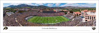 Colorado Buffaloes - 100th Season at Folsom Field Panoramic Poster